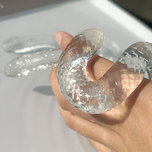 Soft Stretch TPR Pure Transparent Snakes Toy Kawaii Sensory Animal <b>Squishy</b> Unisex Stress Relief Toy for Ages 8+ & 14+ - Product Image 3