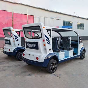 Voiture électrique de patrouille personnalisable par le fabricant, 3 rangées, couleur bleu et blanc, voiture électrique de patrouille - Product Image 4