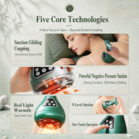 Outil de massage électrique à ventouses et Gua Sha alimenté par USB, multifonctionnel, facile à utiliser, pour la maison, l'hôtel, l'extérieur, fonctionne sur batterie