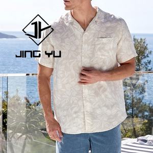 Polo hawaïen imprimé par le fabricant, vente en gros, logo personnalisé, chemise de plage pour hommes avec design, haute qualité - Product Image 2