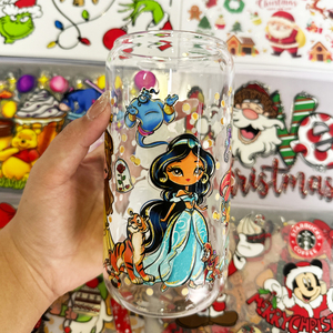 Thiết kế mới nhà máy nóng bán UV dịch vụ in ấn UV AB phim cup kết thúc tốt đẹp chuyển Sticker logo thương hiệu đóng gói nhãn - Product Image 2