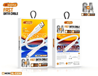 Kabel Data Cepat Smart Products USB-A ke Micro USB 6A untuk Smartphone, Ponsel Android