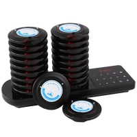 Système de téléavertisseur sans fil pour restaurant Client Waiter Calling Beeper Pager Buzzer Vibration For Restaurant Cafe Beac