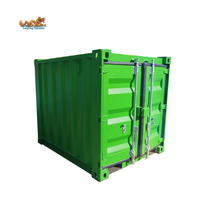 Conteneur de transport mini portable en acier Corten de 6 pieds, neuf, pour le stockage de marchandises sèches, à vendre