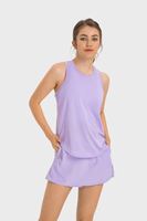 Short Mini jupe Match sans manches débardeur Tennis Golf Baseball vêtements de sport ensemble femmes plein air Gyn Fitness