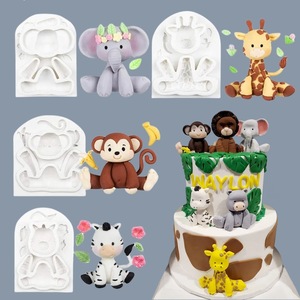 Animal Fondant Silicone Molds Arch Shape DIY Cake Decorating Birthday Cake Decoration Mold Set - Product Image 1