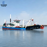 Kapal Keruk Pasir Sungai dengan Komponen Inti - Gearbox Motor Pompa Mesin - Kapal Keruk Hisap Pemotong Lumpur untuk Dijual