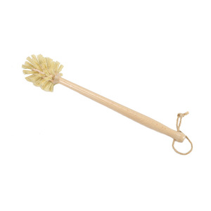 <span class=keywords><strong>Brosse</strong></span> de toilette en <span class=keywords><strong>bois</strong></span> à long manche en bambou et sisal avec fonction de suspension - Product Image 2