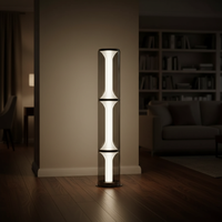 Lampe de bureau et sur pied LED moderne de luxe en métal et verre, blanc chaud, CRI 90 élevé, installation facile pour bureau, hôtel, salon, jardin