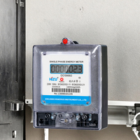 Meteran Energi Rumah Tangga Satu Fasa 230V Pintar dengan Layar LCD Desain Dinding Tahan Lama untuk Perumahan Sewa & Sekolah