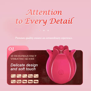 Aaiersha بيع بالجملة مخصص أنثى روز هزاز الأزواج الحب الجنس لعبة للمرأة - Product Image 3