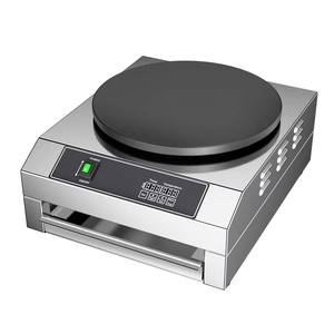 Machine à crêpes professionnelle électrique 40 cm pour restaurants et usage domestique, design arrondi, pour snacks - Product Image 1