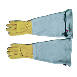 Guantes de jardinería de manga larga de cuero de vaca de cabra a prueba de espinas para mujer de 18 pulgadas - Product Image 3
