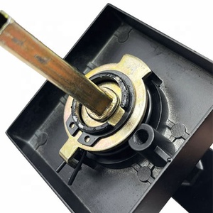 Hot bán hộ gia đình phòng ngủ phòng tắm màu đen vuông Kẽm hợp kim cửa xử lý - Product Image 6