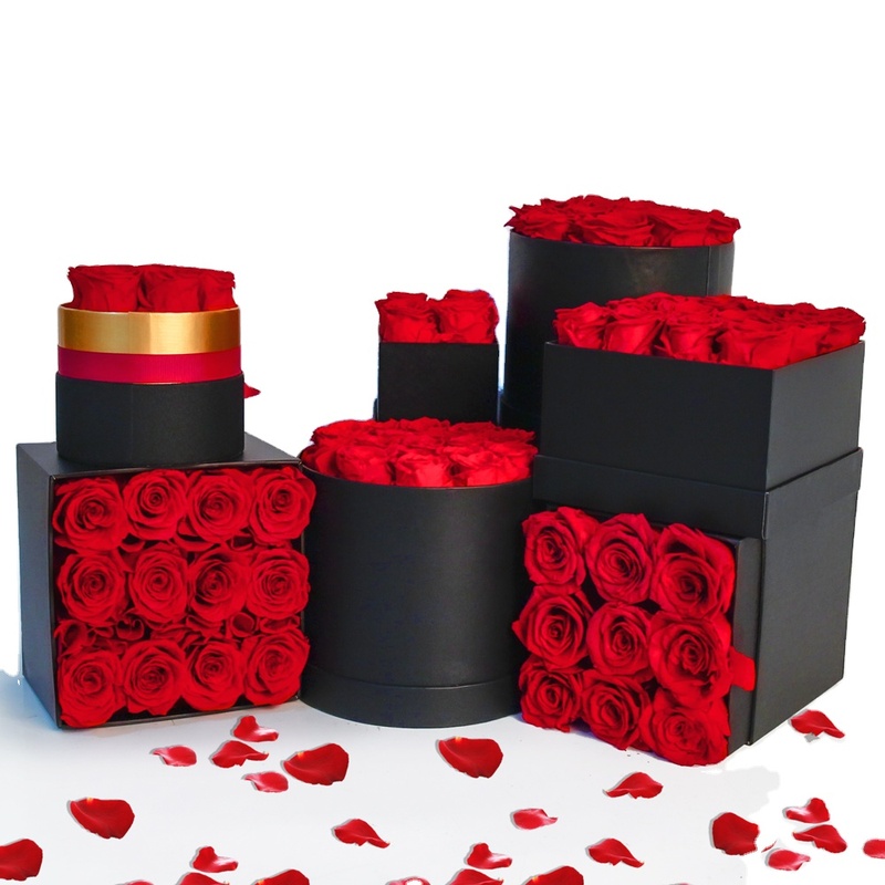 Luxury Preserved Rose Flower Box Valentine