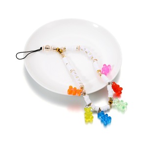 <b>Acrylic</b> Cartoon Bear Pendant Resin Jewelry Kids Bracelet Charm Colorful Animal Shape 10mm - Product Image 5