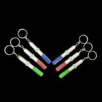 Porte-clés promotionnel en plastique avec mini lampe torche pour publicité d'entreprise, cadeaux personnalisés, mariages, fêtes - Portable