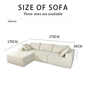 मॉडुलर फैब्रिक सोफा सेक्शन लिविंग रूम सोफे के लिए लिविंग रूम सोफा फैक्टरी थोक बिक्री मुक्त संयोजन पर - Product Image 2