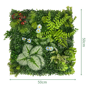 Césped Artificial Verde, Planta Artificial para Decoración de Paredes Interiores y Exteriores, Privacidad Instantánea, Valla de Jardín, Seto de Hojas Artificiales - Product Image 4