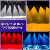 Iluminación de Cabeza Móvil 3 en 1 de 500W de Alta Potencia con LED de 6800K, Activación por Sonido, DMX512, Beam, Spot, Wash, Sistema de Mezcla de Colores CMY+CTO