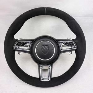 Volant Alcantara pour Porsche <span class=keywords><strong>911</strong></span> 997 991 992 Carrera S 4 4S Targa Turbo GT2 RS Targa GTS Dakar Sport <span class=keywords><strong>Classic</strong></span> - Product Image 5