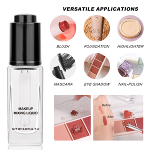 Base de Maquillage Liquide <span class=keywords><strong>Fixateur</strong></span> Personnalisé Marque Privée, Formule Moyenne pour Pigments de <span class=keywords><strong>Fard</strong></span> à Paupières en Poudre et Gouttes de Mélange - Product Image 3