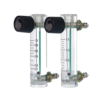 Débitmètre d'oxygène industriel 0-50LPM Contrôleur de concentrateur d'oxygène Débitmètre O2 Rotamètre réglable Débitmètre d'oxygène médical