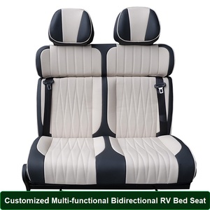 AutoLiuMa siège de voiture personnalisé pour camping-car RV caravane et camping-car multifonctionnel pliable en cuir siège de lit Van accessoire - Product Image 2
