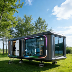 Capsule spatiale S70 avec grande fenêtre en verre, design minimaliste pour sites <span class=keywords><strong>de</strong></span> glamping <span class=keywords><strong>de</strong></span> luxe et développement <span class=keywords><strong>de</strong></span> stations balnéaires pittoresques - Product Image 5