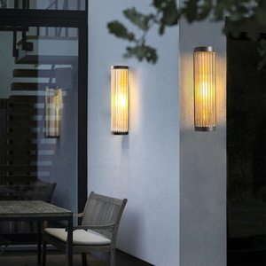 Lampe murale extérieure moderne étanche en acier inoxydable pour jardin, villa, balcon, terrasse - Product Image 5