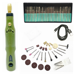 Ensemble d'accessoires pour outils rotatifs électriques sans fil USB 3.6v/5v DC P500-19 pour Nail Art Mini meuleuse <span class=keywords><strong>disque</strong></span> de meulage batterie de qualité bricolage - Product Image 2