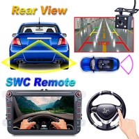 Harga Terendah Layar Sentuh Stereo Mobil 8 Inch Android Car Radio Multimedia Player untuk VW Passat B6 V6 BT GPS Navigasi Headunit
