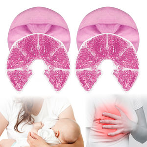 Compresa de Gel Frío con Perlas de Gel Suaves para el <span class=keywords><strong>Pecho</strong></span>, Ecológica, para Alivio del Dolor de <span class=keywords><strong>Lactancia</strong></span>, Terapia Flexible y Cuidado del Seno, MOQ Bajo - Product Image 2