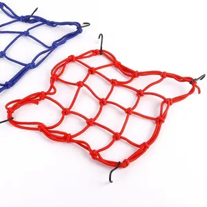 Elastic cargo luggage nets bungee cord suppliers for motorcycles manufacturers with black carabiner hook