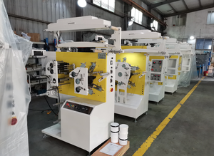 Máy in cuộn flexo không dệt 2 4 màu vải Grosgrain vải nylon satin ruy băng taffeta máy in nhãn flexo - Product Image 5