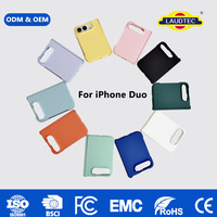 Coque de protection de haute qualité au prix d'usine pour iPhone Duo, antichoc, mate, au toucher doux, vente en gros