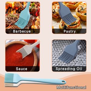 Brosse de bave en Silicone de qualité <span class=keywords><strong>alimentaire</strong></span>, ustensiles de cuisson pour pâtisserie et barbecue, huile pour BBQ, ustensile de cuisine, pièces - Product Image 2