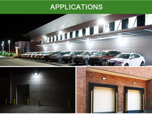 Cổ điển 40W 60W 80W 100W 120W dẫn tường gói ánh sáng không thấm nước ngoài trời Vườn & đường hầm năng lượng mặt trời được hỗ trợ với Polycarbonate khuếch tán - Product Image 6