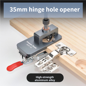 Dụng cụ mở lỗ 35mm chế biến gỗ 35 bản lề lỗ đục lỗ Bảng điều khiển cửa bản lề công cụ định vị rãnh chế biến gỗ - Product Image 2