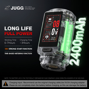 เครื่องสักไร้สาย XNET JUGG 2400mAh มอเตอร์ไร้แปรงถ่าน 1.0-5.0 มม. ปรับระยะชักได้โดยตรง สำหรับช่าง<span class=keywords><strong>สัก</strong></span>มืออาชีพ - Product Image 5