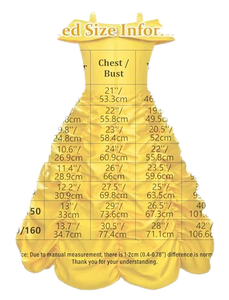 Costume <span class=keywords><strong>principessa</strong></span> Belle Set vestito di cotone per <span class=keywords><strong>bambina</strong></span> per vestire e Cosplay per feste e occasioni speciali di Halloween - Product Image 3