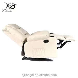 Elektrisches Leder Einzels ofa im europäischen Stil Multifunktions-Liege Vibrations massage Liegender Fuß massage stuhl - Product Image 6