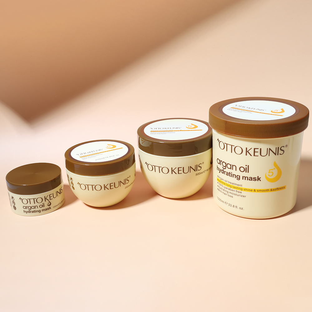 Фирменная профессиональная кератиновая маска для волос с органическим аргановым маслом, восстанавливающая маска для волос