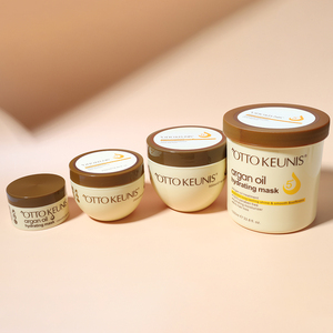 Masque capillaire hydratant et nourrissant au chocolat, à l'huile d'olive et d'argan bio, réparateur effet Botox, pour cheveux secs, marque privée OEM professionnelle - Product Image 4