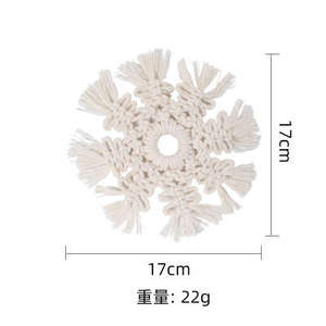 Vente en gros de napperons en coton tendance Boho Offre Spéciale pour décoration de table et mariage - Product Image 4