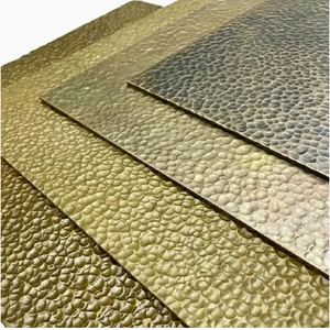 יריעת נירוסטה דקורטיבית 201 304 בצבע כסף-זהב עם הטבעת אדוות מים לתקרה - Product Image 5