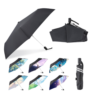 Parapluies pliants de haute qualité Parapluie pliable solide de marque en vrac Parapluie pliant automatique moderne d'affaires - Product Image 1