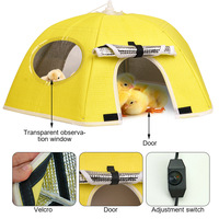 Chauffe-poussins électrique à contrôle de température pour volailles, type parapluie, en promotion