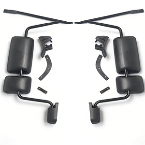 PK004329 ชุดกระจกมองข้างรถบรรทุก <span class=keywords><strong>ISUZU</strong></span> ขนาด 98 มม. สำหรับรถตู้ตู้ทึบ (รวมก้านกระจก) เหมาะสำหรับ NPR <span class=keywords><strong>FXZ</strong></span> FVZ FVM ขายส่งจากโรงงาน - Product Image 2