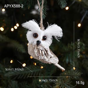 Sisal Woodland animale Mini <span class=keywords><strong>albero</strong></span> <span class=keywords><strong>di</strong></span> <span class=keywords><strong>natale</strong></span> ornamenti <span class=keywords><strong>di</strong></span> paglia <span class=keywords><strong>di</strong></span> Sisal animali statuette ornamenti <span class=keywords><strong>di</strong></span> <span class=keywords><strong>natale</strong></span> per decorazioni rustiche <span class=keywords><strong>di</strong></span> <span class=keywords><strong>natale</strong></span> - Product Image 6